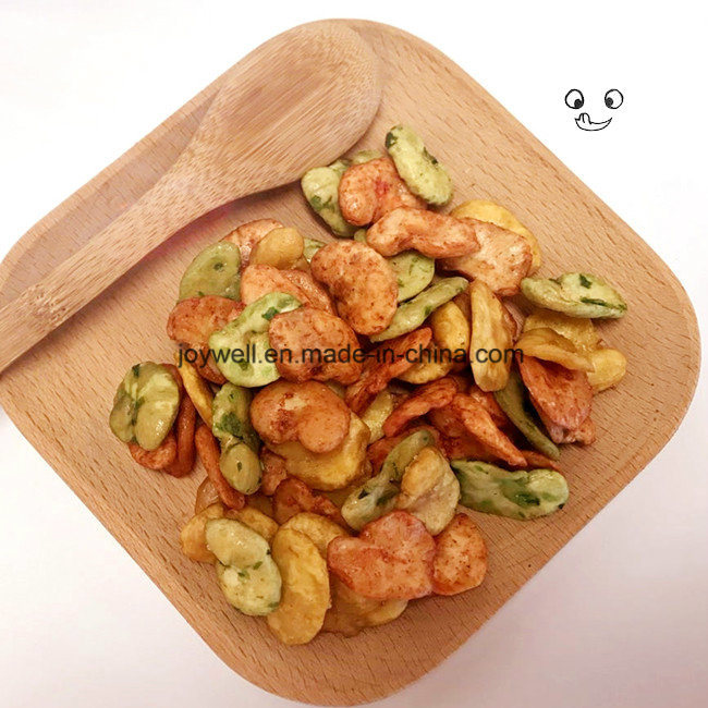 Good Taste Mixed Broad Bean/Fava Beans Healthy Crispy Colorful Natural Snacks