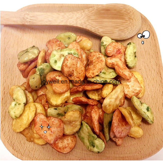 Good Taste Mixed Broad Bean/Fava Beans Healthy Crispy Colorful Natural Snacks
