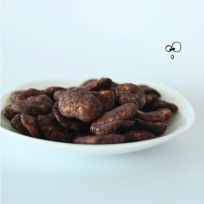 Black Color Broad Bean/Fava Beans Roasted Coated with Coco Flavor OEM Service Packing