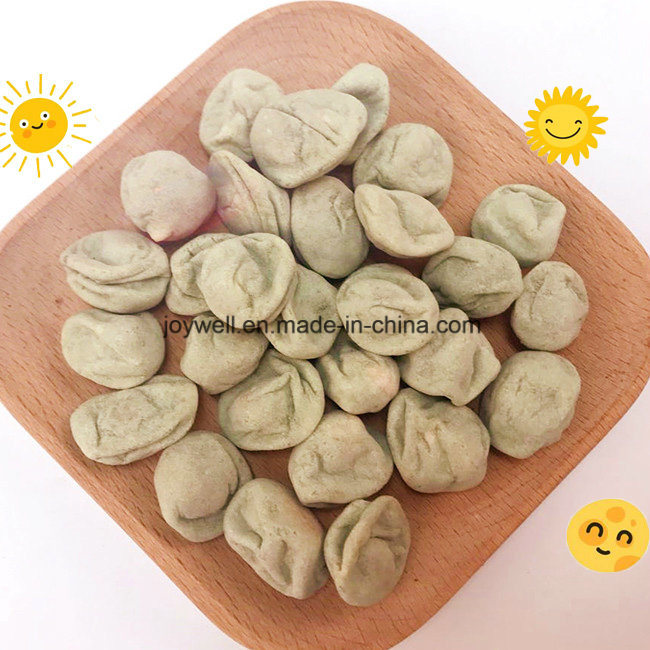 Flattened Peanut with Wasabi Flavor Natural Spicy Snacks