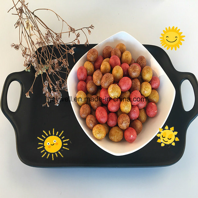 Colorful Coated Peanuts Roasted OEM Bulk Packing Full Nutrition