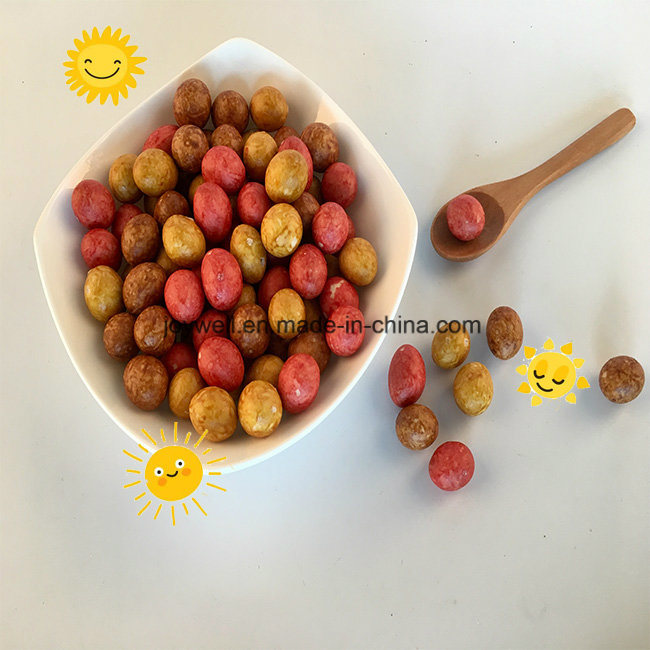 Colorful Coated Peanuts Roasted OEM Bulk Packing Full Nutrition
