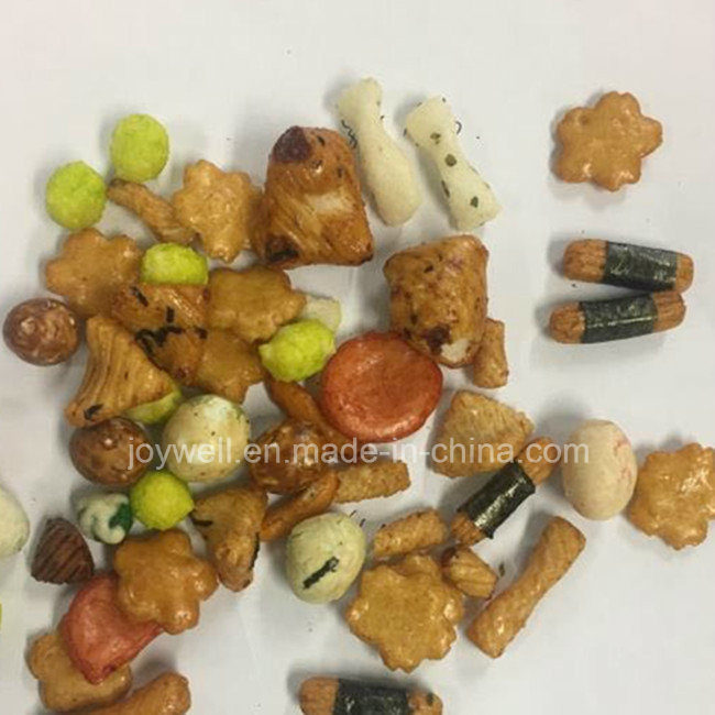 Crispy Coated Chilli Peanuts and Mixed Roasted Rice Crackers