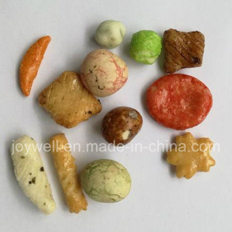 Crispy Coated Chilli Peanuts and Mixed Roasted Rice Crackers