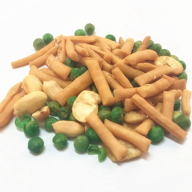 Roasted Rice Cracker Peanuts Mixed Crispy Snacks