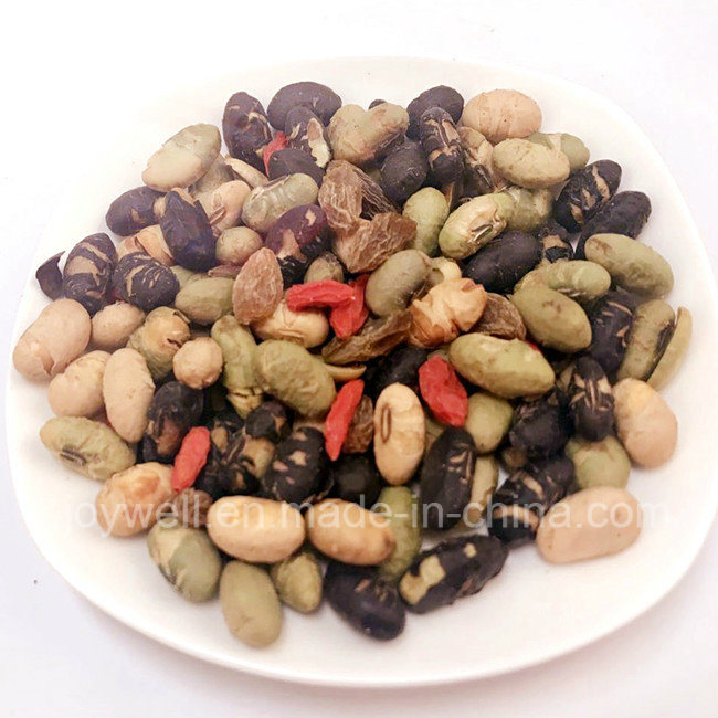 Dried Goji Berry Raisin Roasted Black Bean Edamame Mixed Snack