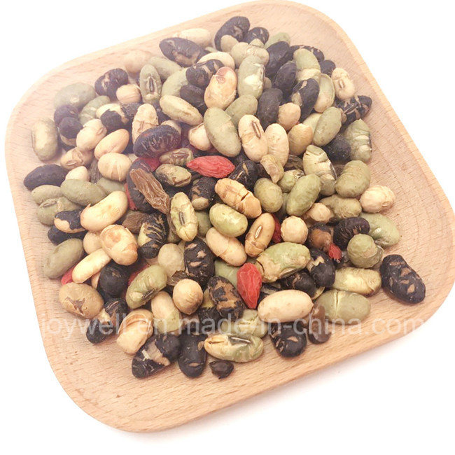 Dried Goji Berry Raisin Roasted Black Bean Edamame Mixed Snack