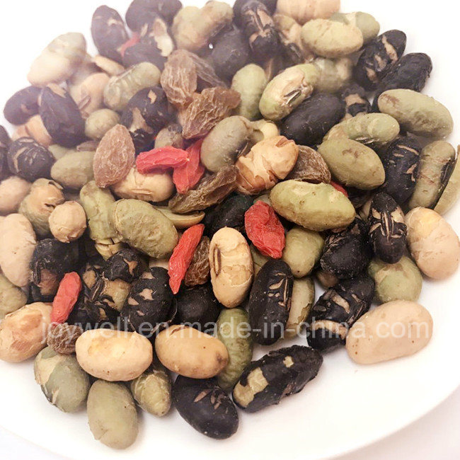 Dried Goji Berry Raisin Roasted Black Bean Edamame Mixed Snack