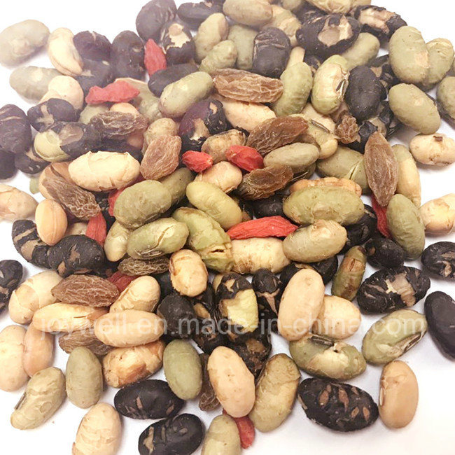 Dried Goji Berry Raisin Roasted Black Bean Edamame Mixed Snack