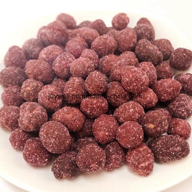 Purple Potato Coated Roasted Peanuts Snack Food Halal