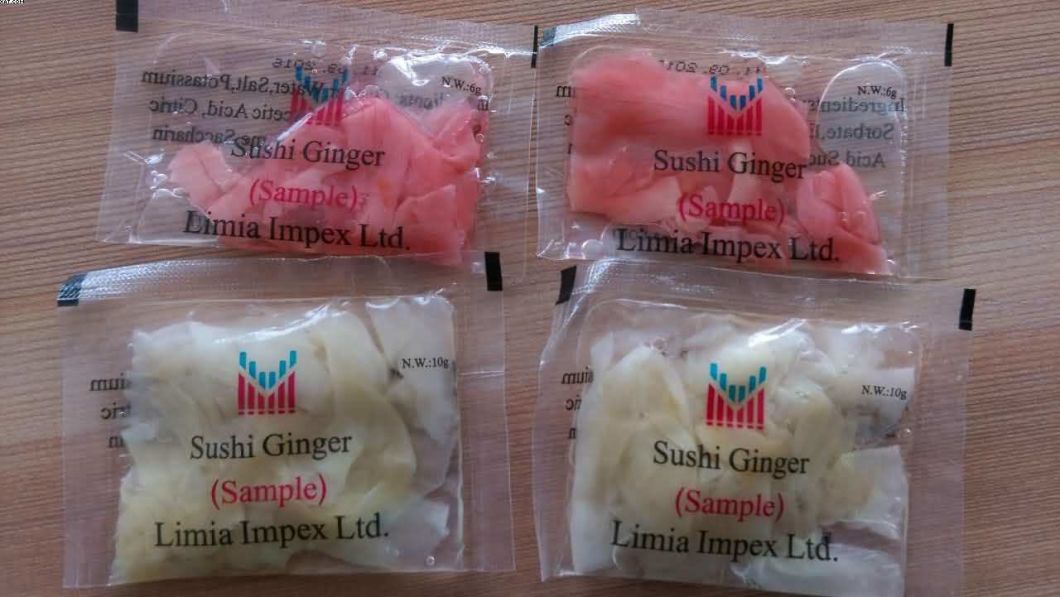 Japanese Cuisine Sushi Pickled Ginger 10g for Take Away