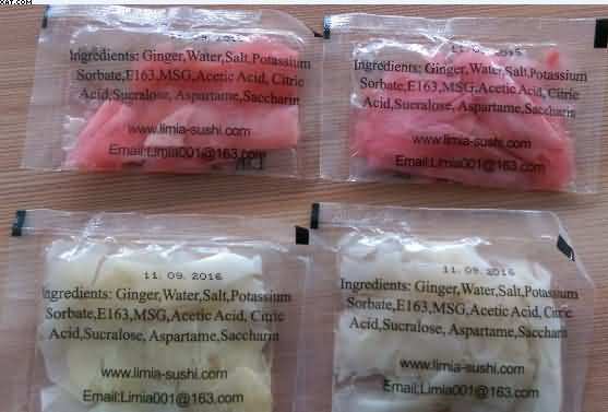 Japanese Cuisine Sushi Pickled Ginger 10g for Take Away