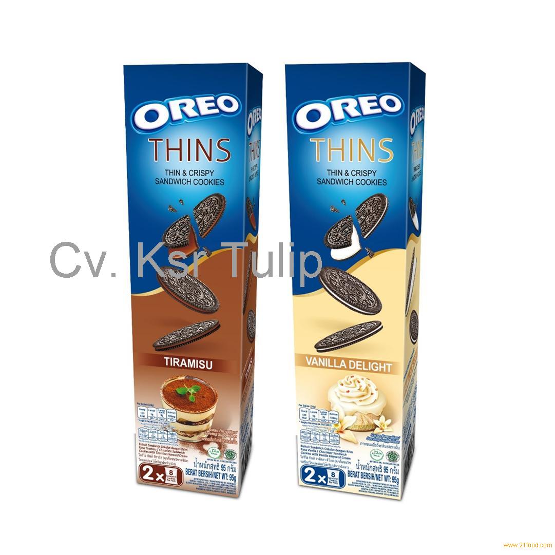 Oreo Thins Sandwich Biscuits 95gr,Indonesia Oreo price supplier - 21food