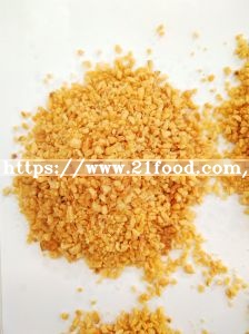Deep Fry Yellow Color China Garlic Granules