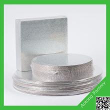 Silver mdf cake board cake drum for cake deliverying