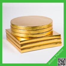 13mm gold mini corrugated foil cake boards