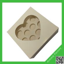 Copy of New shape charm custom made  mini   cupcake  boxes for sale wholesale