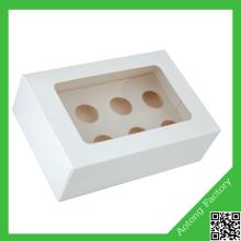 2015 wholesale standard 8 holes cupcake boxes