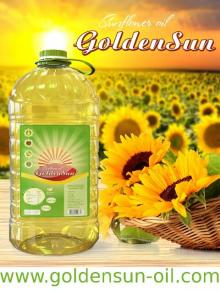 Refined sunflower oil GoldenSun 10 L . Origin of Ukraine