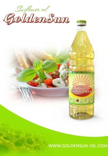 Refined sunflower oil GoldenSun 0.92 ml . Lebanon