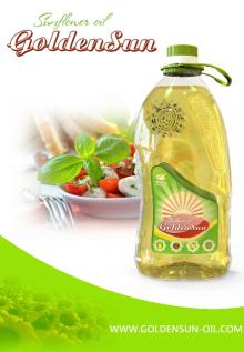 Refined sunflower oil GoldenSun 1.8 L . Lebanon