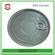 Aluminum easy open end for milk powder can