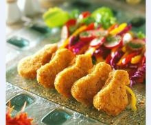 vegan chicken  drumstick  /mini  drumstick  / vegetarian meat alternative