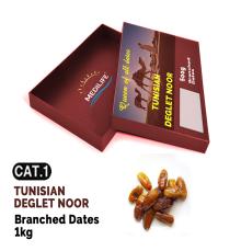 Branched Dates Deglet Noor,Fresh Dates Fruit, 1 Kg