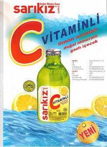 Lemon Flavored Mineral Carbonated Drink with C Vitamin