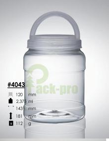 Plastic Round Jar