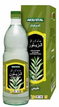 Aromatic Olive Leaf Water 500 ml Glass Bottle Natural Floral Health Drink