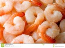 Frozen shrimps