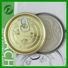 83MM tinplate can cover easy open lids for tuna fish