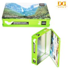Customize Rectangle Green Gift Tin Box