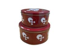 nestled cookie tins gift  boxes 