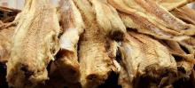 dried fishes, dry meat