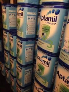 Aptamil milk.