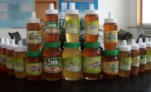 pure natural bee honey.