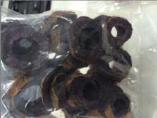 Purple Sweet Potato Rings for Dog Snacks