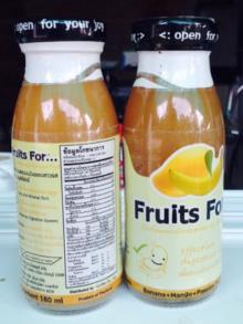 MANGO with BANANA and PASSION FRUIT Juice