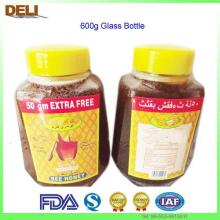 2015 Fresh 600g OEM Glass Jar Bottle Packed Pure Honey