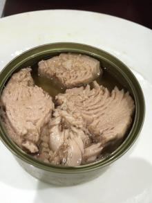 Canned tuna in brine