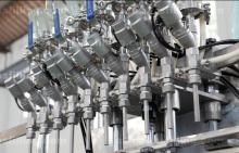 Automatic PLC Piston Ethanol Filling Machine High Speed 4 - 10 Filling Heads