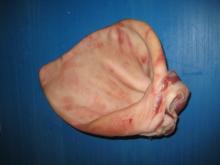 Frozen pork whole ears