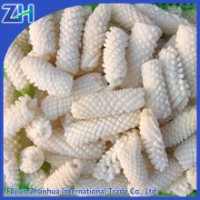 Frozen giant squid  flower  pineapple  cut 