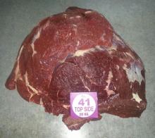 Topside Halal Frozen buffalo meat.
