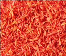 dehydrated carrots with dices/slices/chips