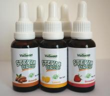 Lemon flavor stevia liquid dops sweetener