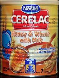 Nestle Cerelac Wheat with Milk 400gr Tin.