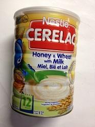 Nestle Cerelac Honey & Wheat with Milk 400gr Tin.